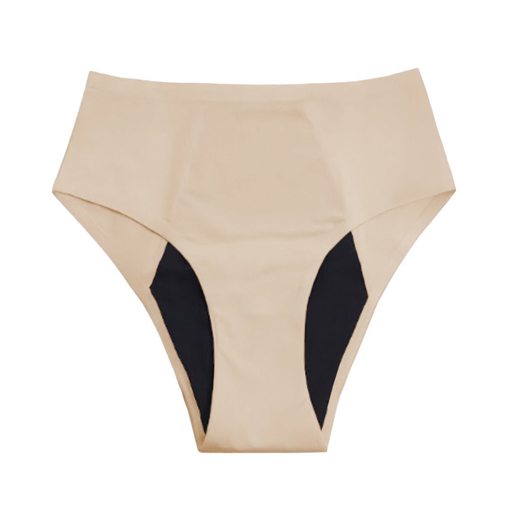 NEW: Seamless Leakproof High Waisted Beige 5-Pack (Heavy Absorbency Version) - Image 10